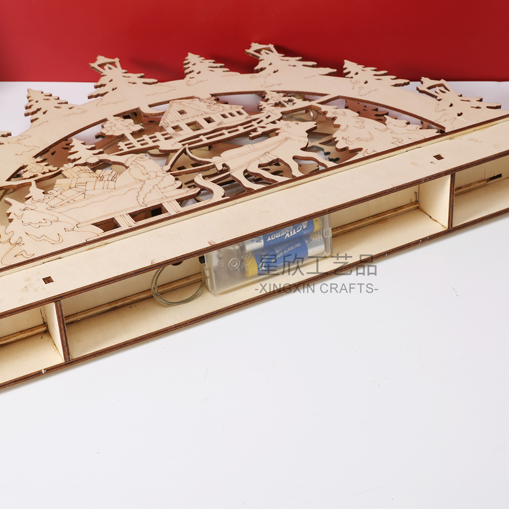 Cross-Border Wooden Crafts LED - огляд і ціна Lighting Decor Woodbridge