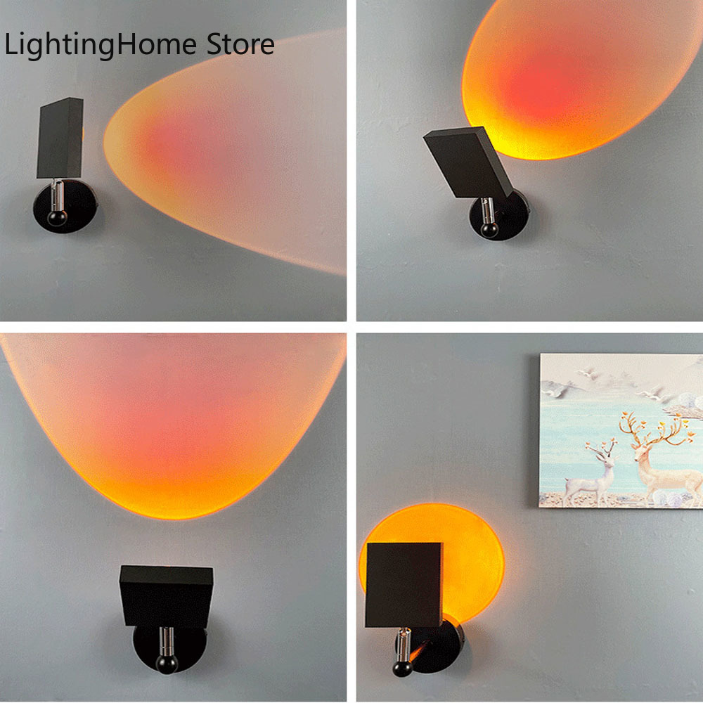 Sunset Rainbow Projection Wall - огляд і ціна Sunset Lamp Projection