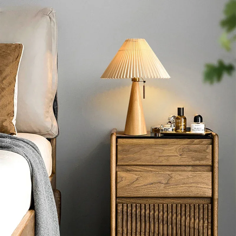 Retro Pleated Table Lamp Nordi - огляд і ціна Lighting Decor For Home