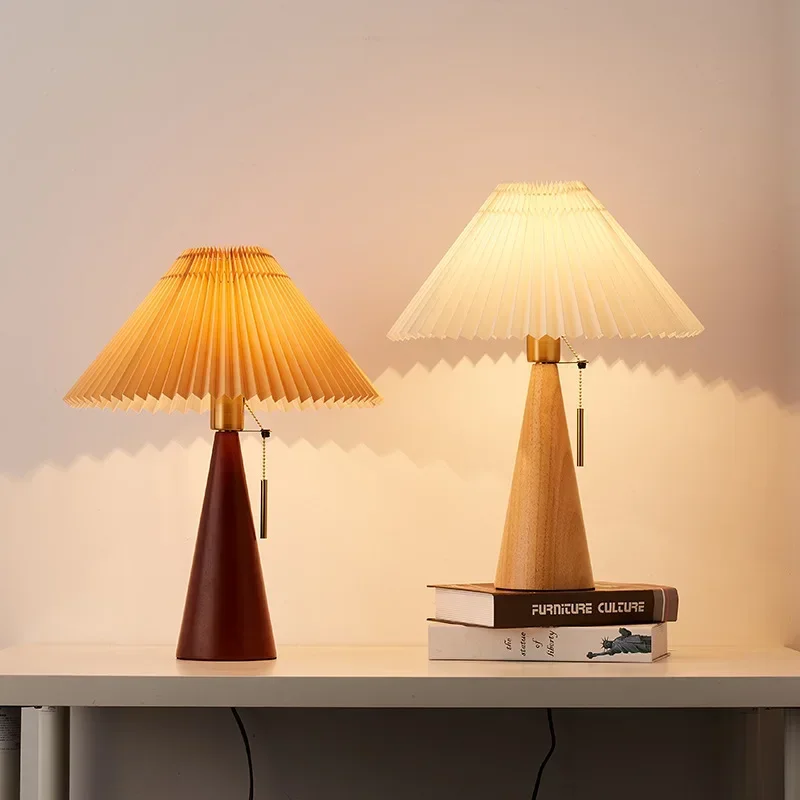 Retro Pleated Table Lamp Nordi - огляд і ціна Lighting Decor For Home