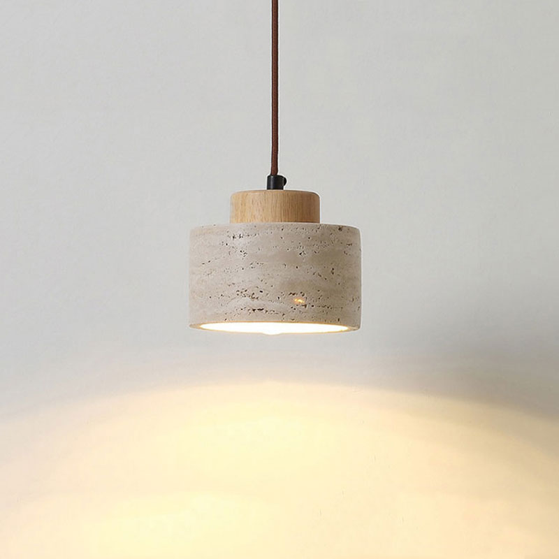 Natural Yellow Cave Stone Pend - огляд і ціна Japanese Lighting Decor