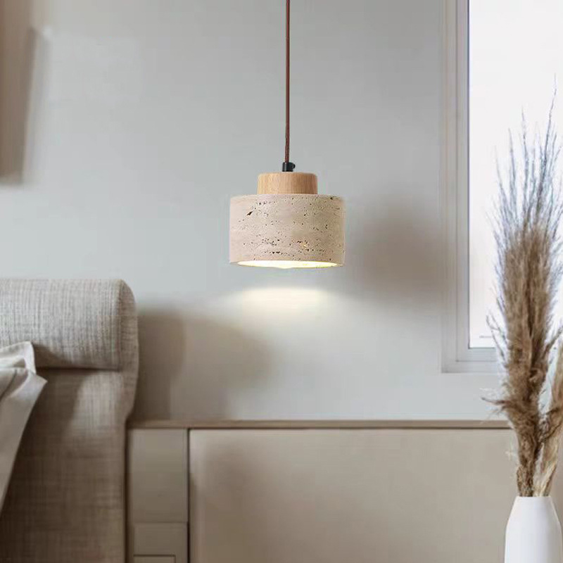 Natural Yellow Cave Stone Pend - огляд і ціна Japanese Lighting Decor