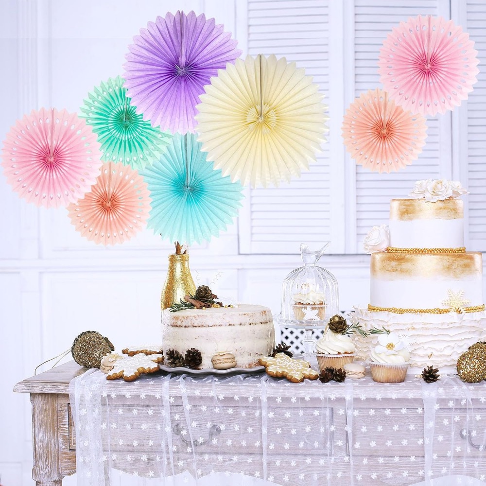 Pastel Rainbow Paper Fans Part - огляд і ціна Decor Lighting Fans