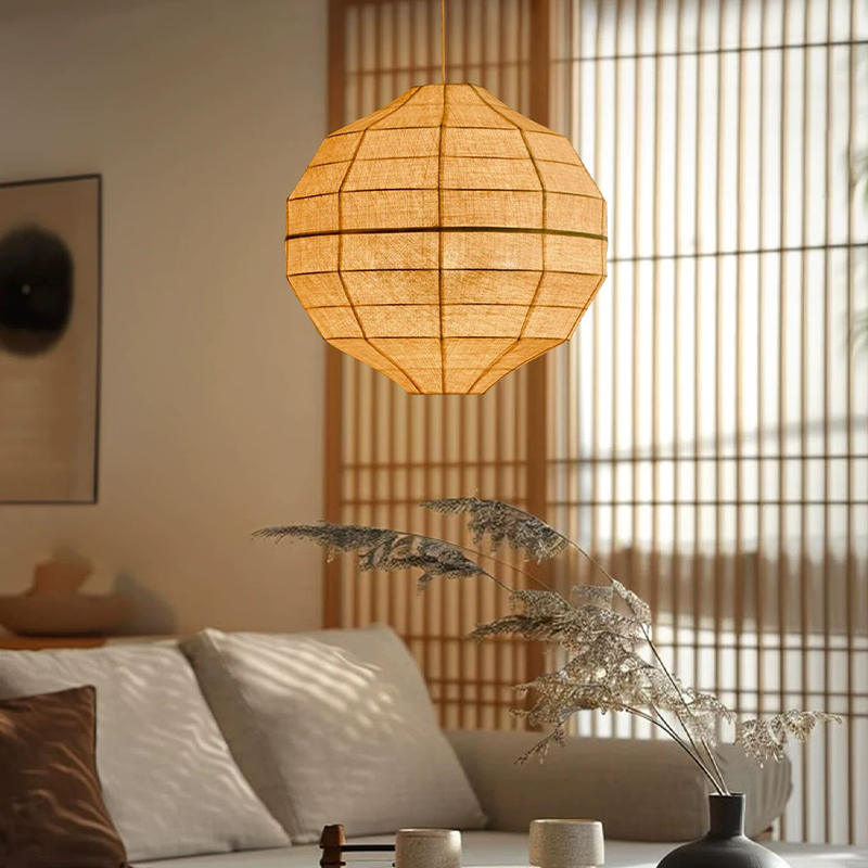 Japanese Wabi Sabi Fabric E27  - огляд і ціна Japanese Lighting Decor