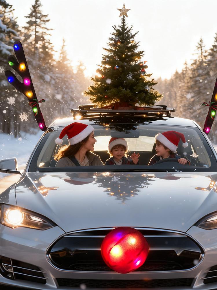 Car Reindeer Antlers with Nose - огляд і ціна Up Lighting Decor