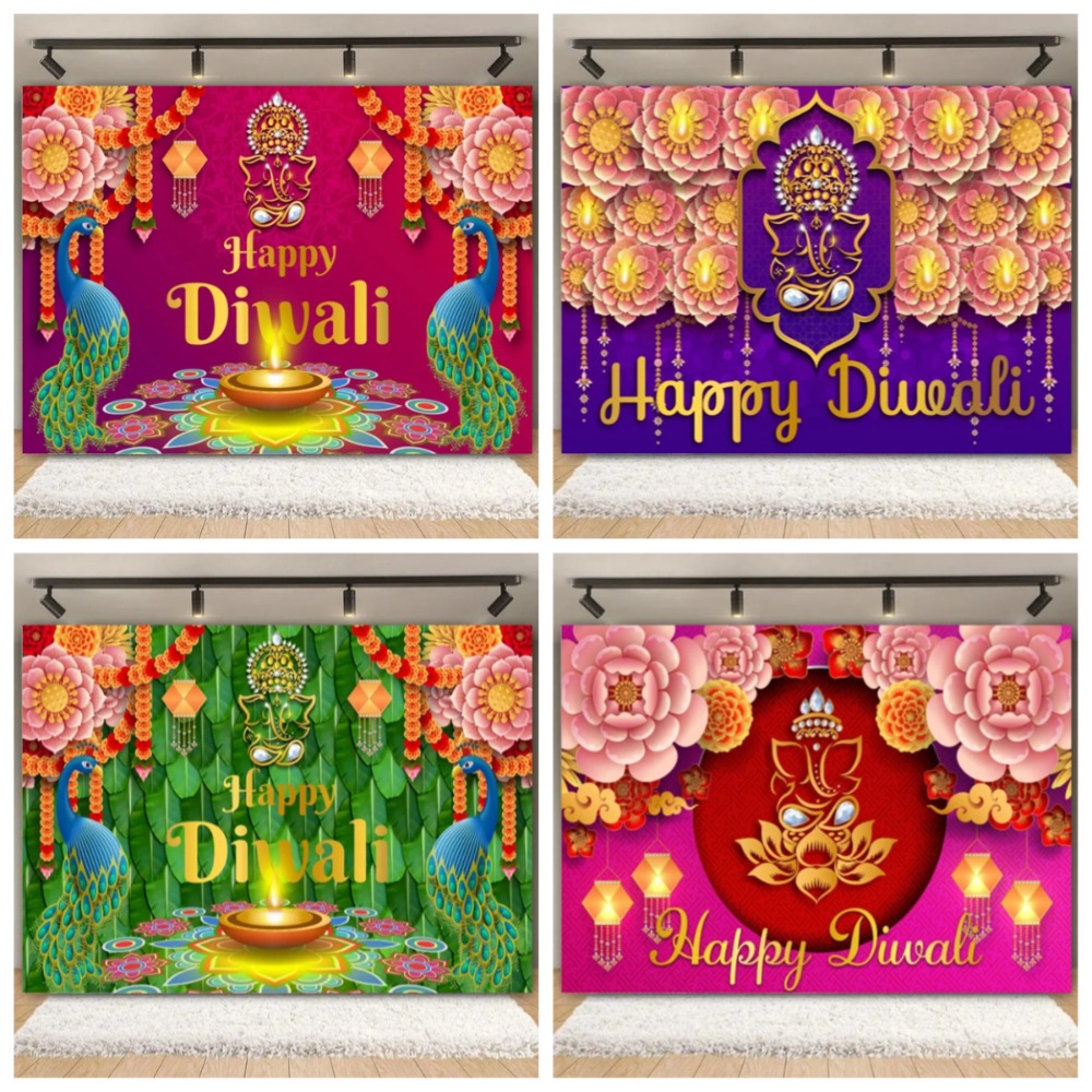 Happy Diwali Festival Backdrop - огляд і ціна Lighting Decoration For Diwali